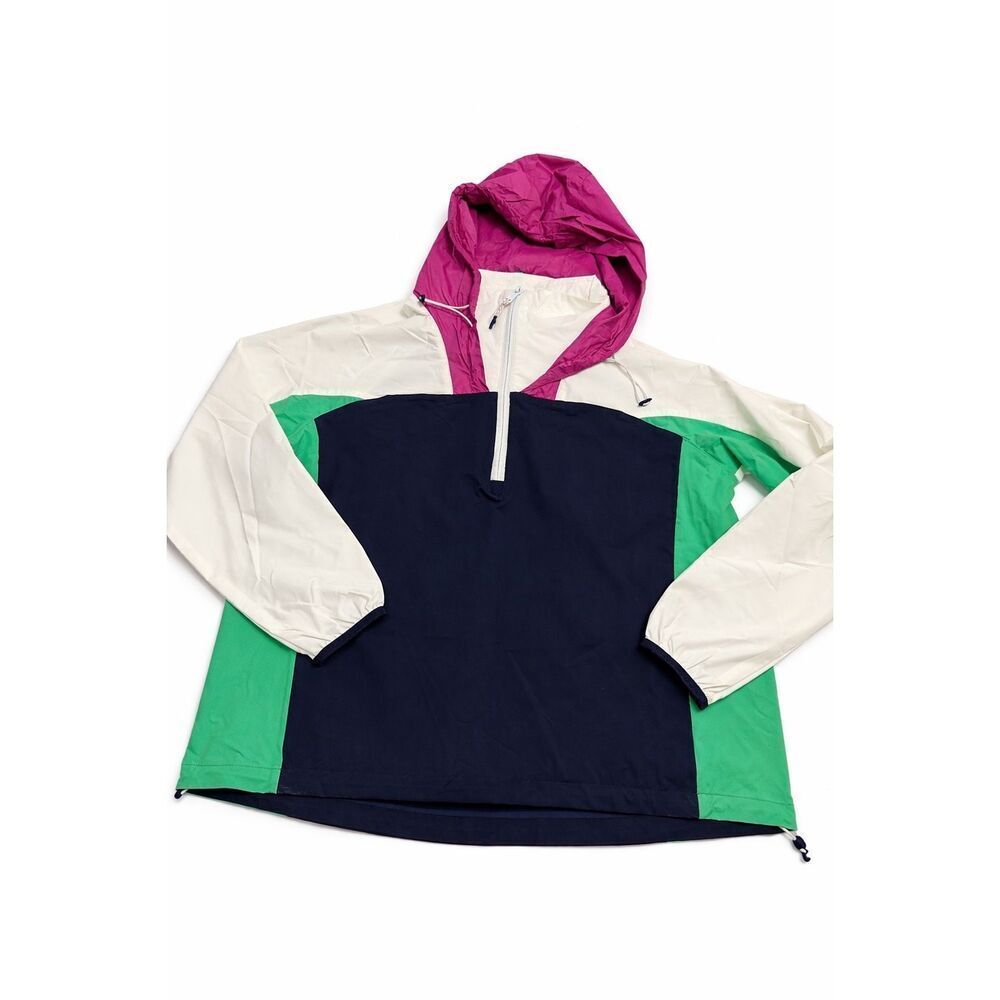 Polo Ralph Lauren Golf Water Repellent Colorblock Packable Windbreaker Sz Medium